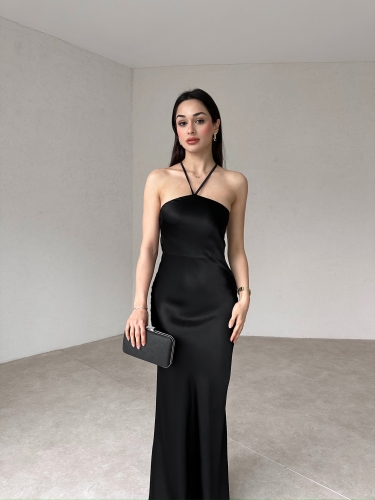 BARBARA Maxi Elbise 2833 - Siyah - 1