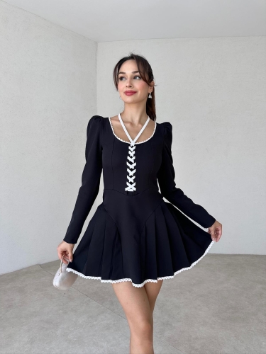 MOİRA Mini Elbise 9985 - Siyah - 1