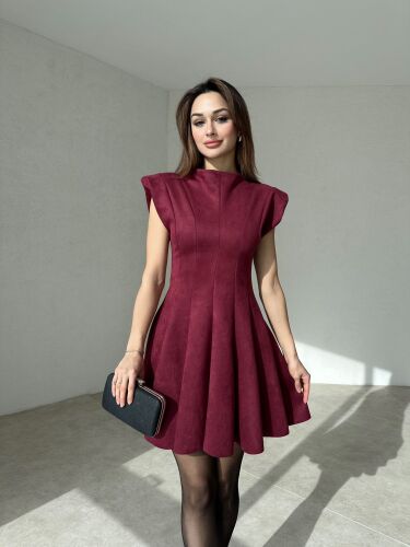 RİVOLİ Mini Elbise 2989 - Bordo 