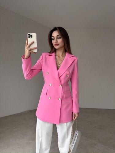 ROZZİE Ceket 8819 - Pembe 