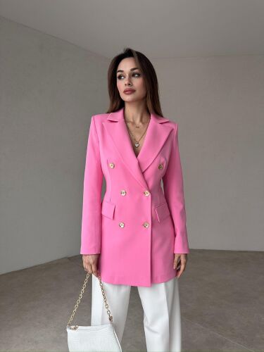 ROZZİE Ceket 8819 - Pembe - 2