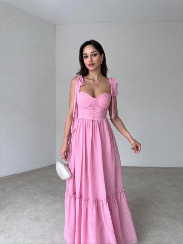 VALİNTA Maxi Elbise 4989 - Pembe 