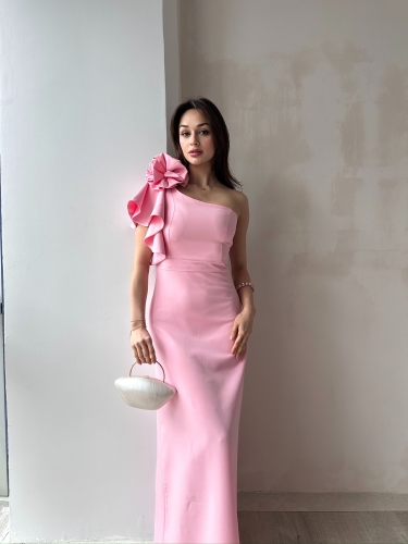 VARGAS Maxi Elbise 1110 - Pembe 